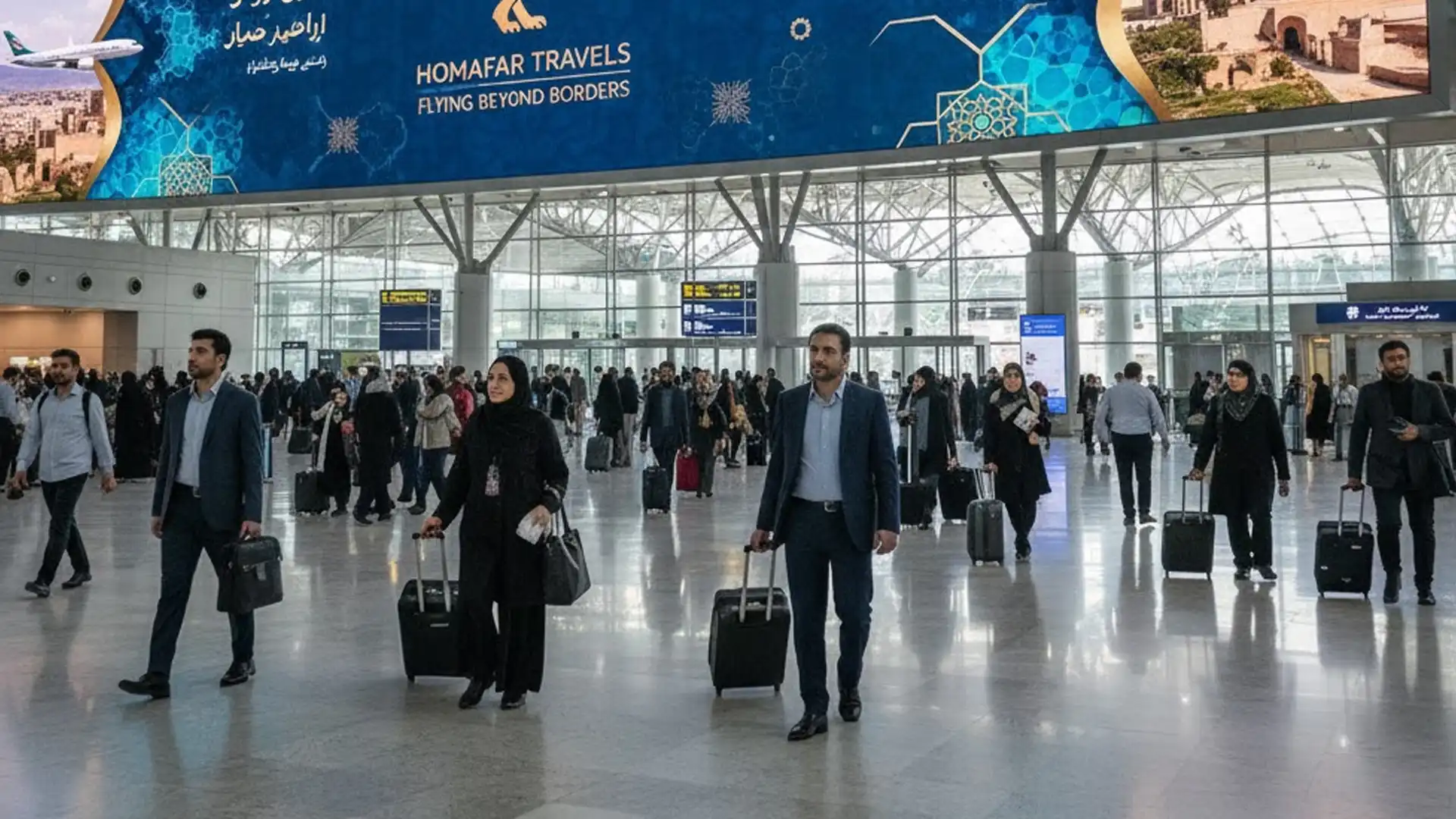 دیجیتال ساینیج فرودگاهی
