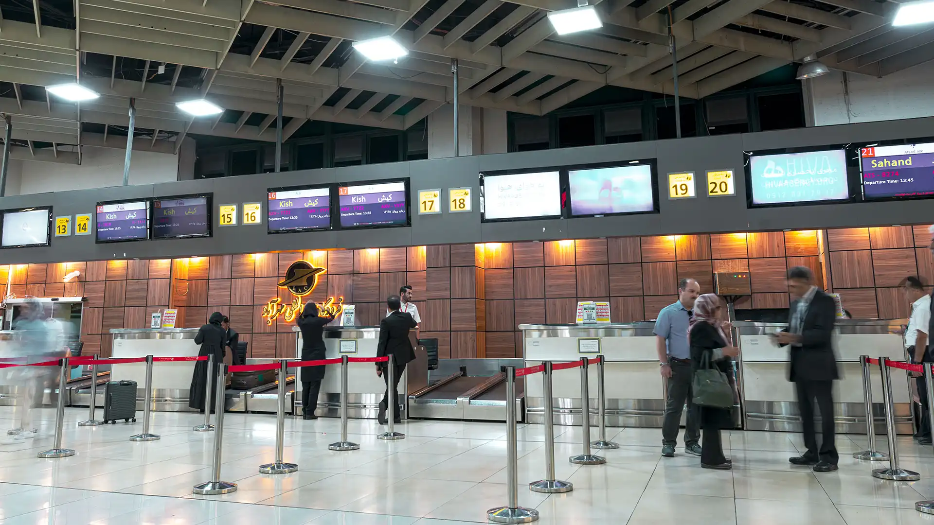 تبلیغات سالن CIP فرودگاهی