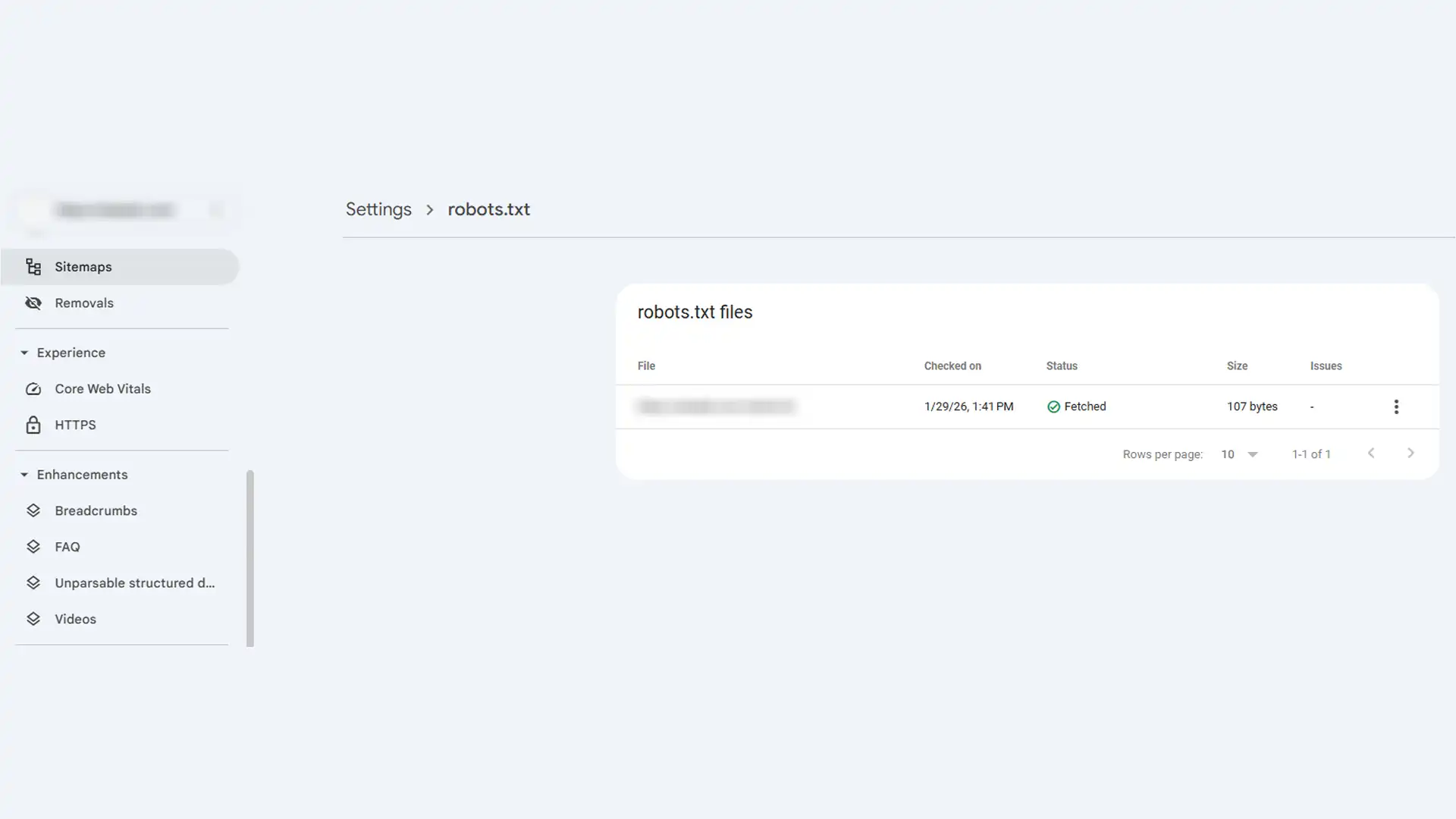 راهکار fetch کردن فایل robots.txt پس از پایداری اینترنت