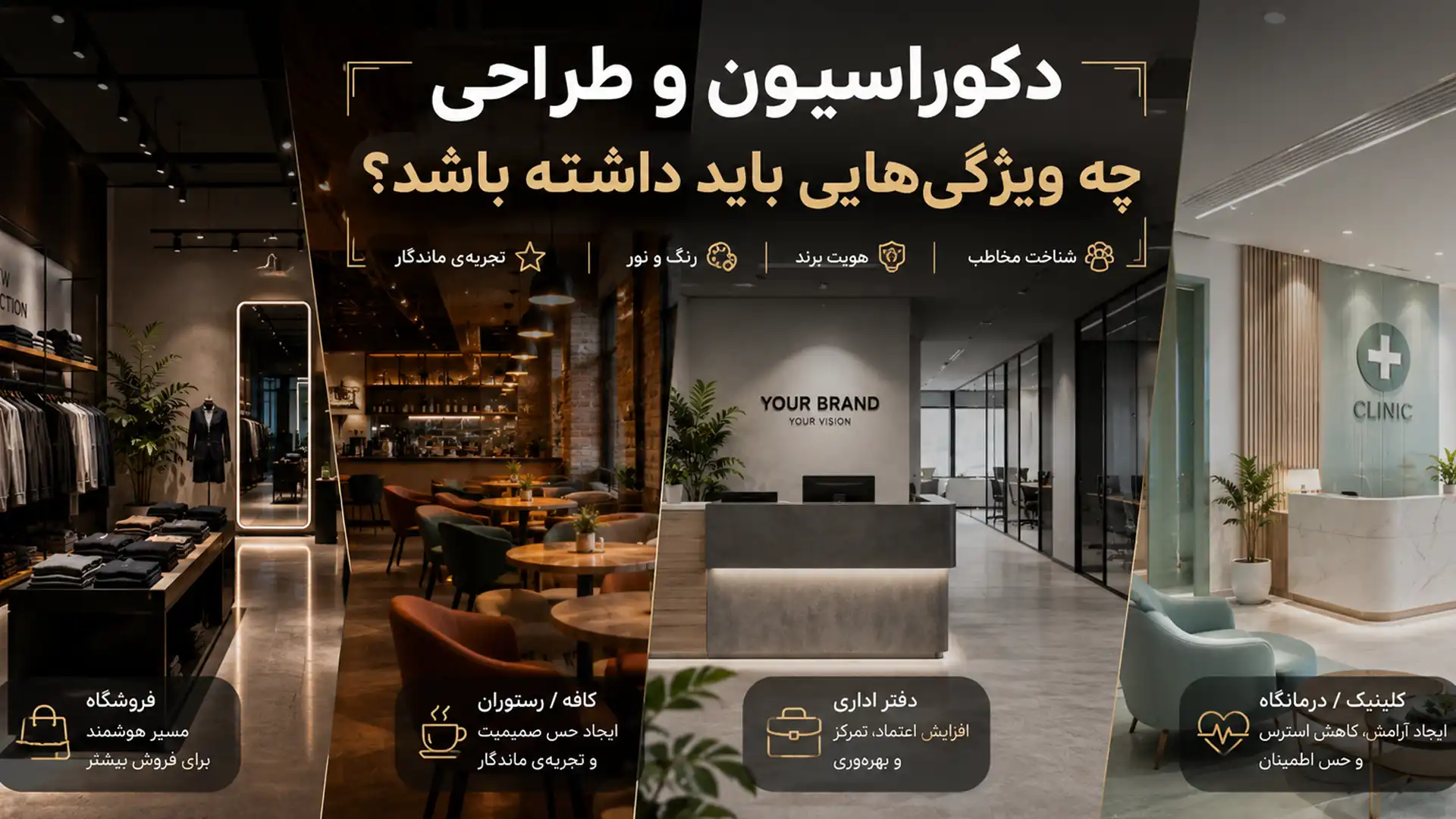 دکوراسیون و طراحی باید چه ویژگی‌هایی داشته باشد؟